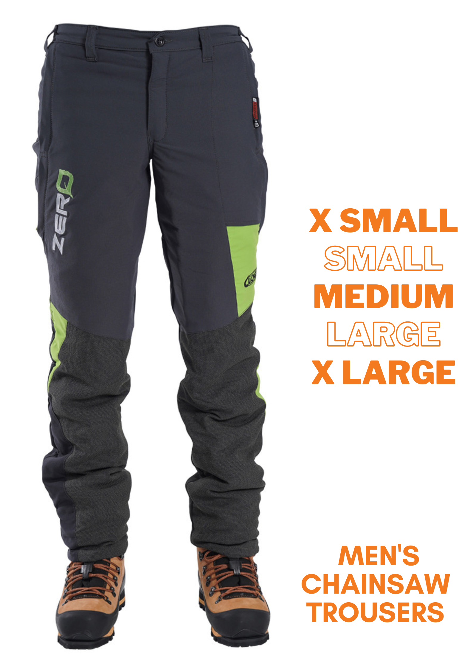 Clogger Zero Gen2 Light and Cool Men's Chainsaw Trousers - Grey